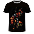 Camiseta estampada de moda urbana para hombre - Spandex elástico/poliéster