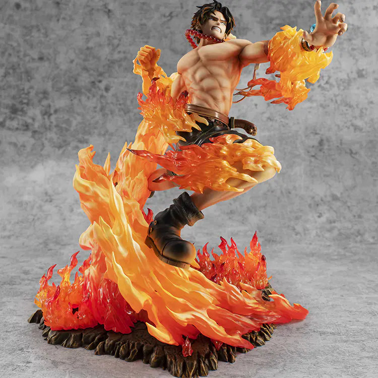 Figuras de acción One Piece POP MAX Ace y Zoro (15.º aniversario)