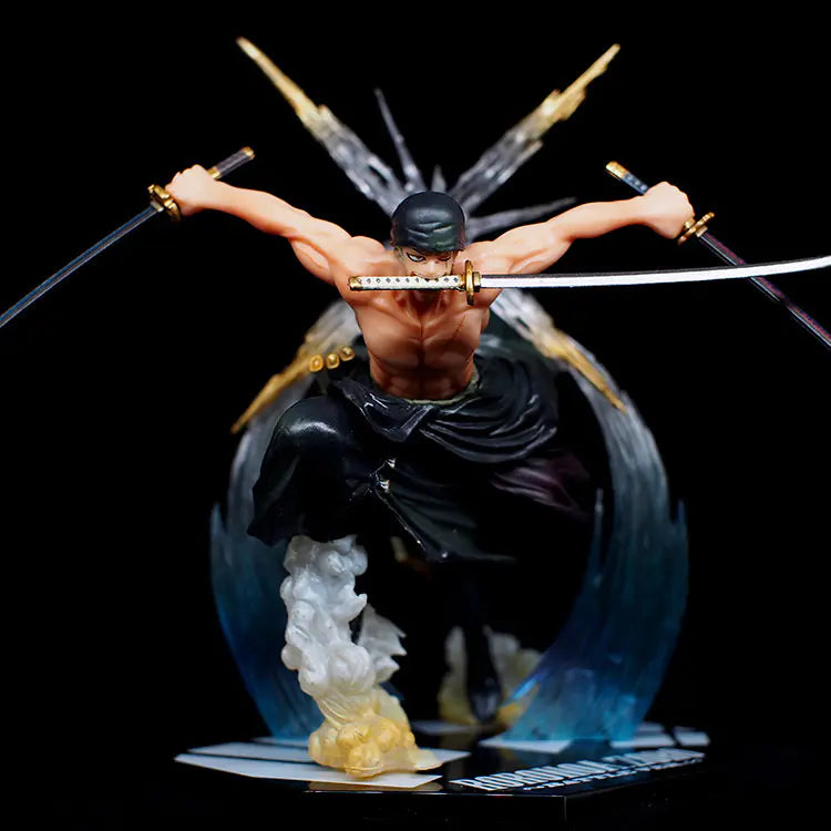 One Piece Zoro display figure, three sword style