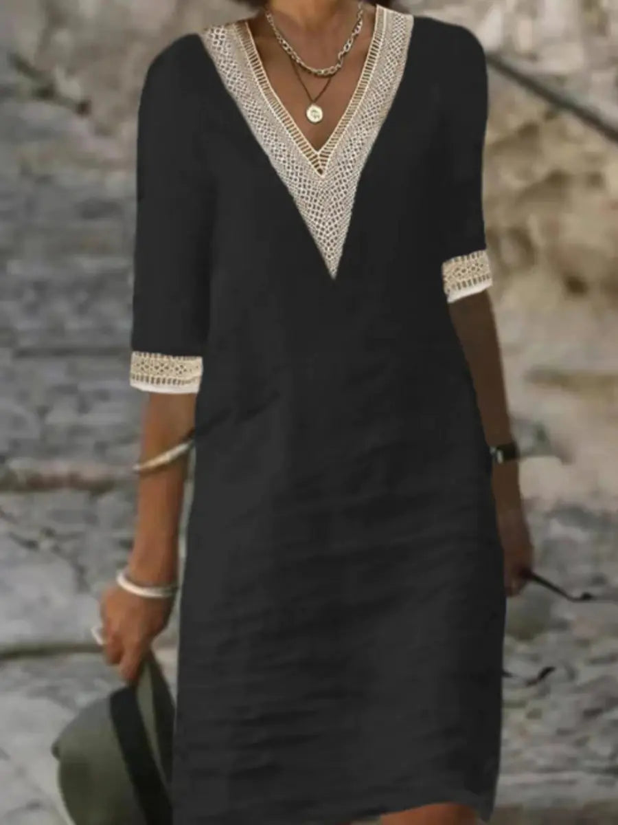 Women's casual loose-fitting dress for autumn/winter