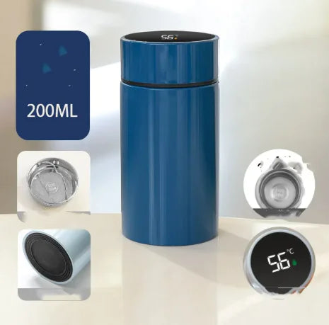 Electronic stainless steel thermal mug