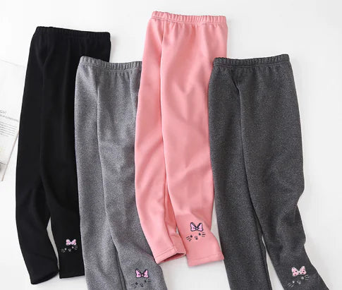 Leggings con forro polar para niñas
