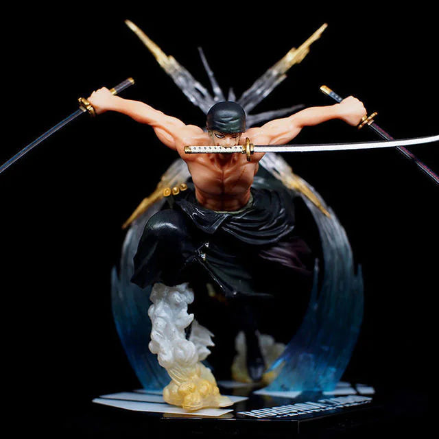 One Piece Zoro display figure, three sword style