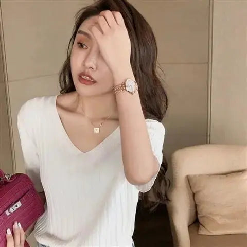 Camiseta de verano de corte holgado