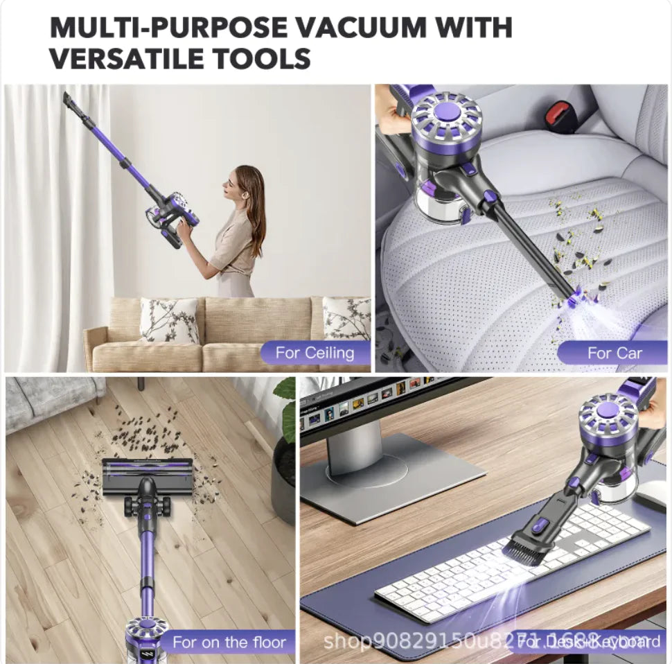 Portable vacuum cleaner for home cleaning