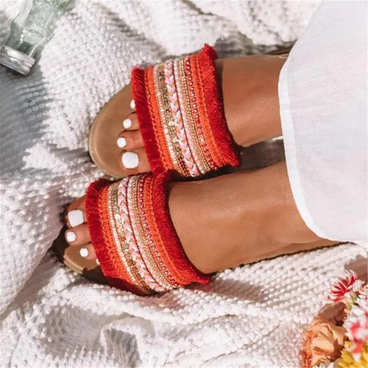Sandalias retro estilo romana