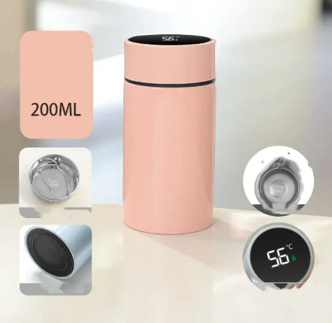 Electronic stainless steel thermal mug
