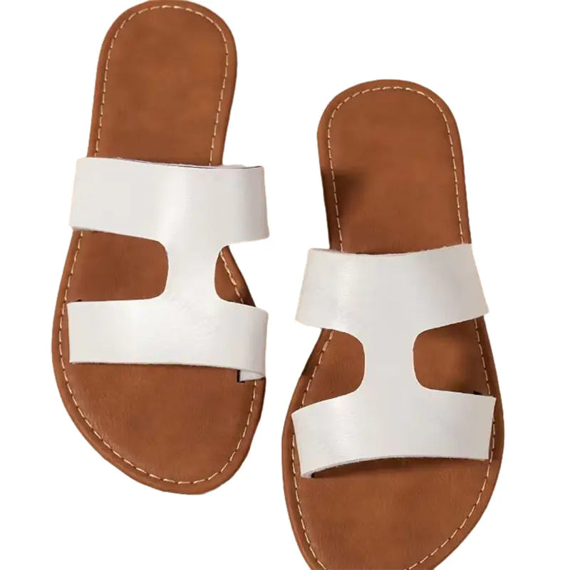 Sandalias planas estilo romana