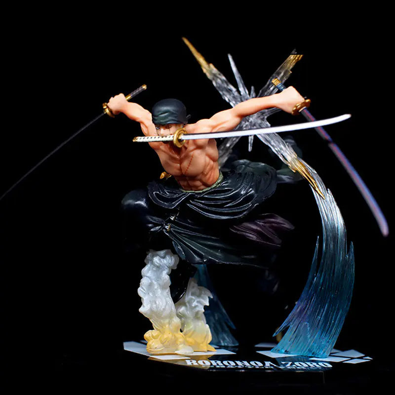 One Piece Zoro display figure, three sword style