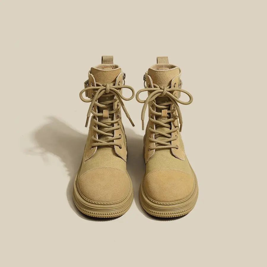 Botas Martin de suela gruesa estilo británico para mujer - Vant