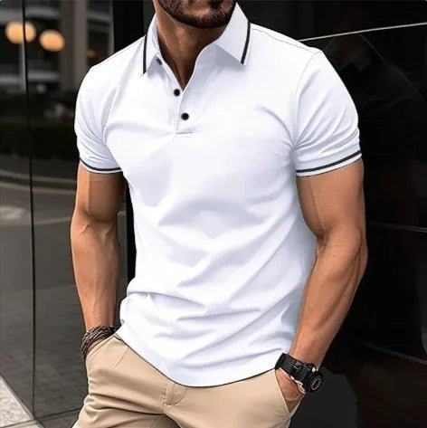 Camiseta Polo Casual de Hombre con Cuello - Vant