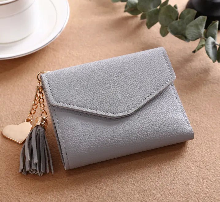 Cartera clásica de mujer con bordado y monedero - Vant