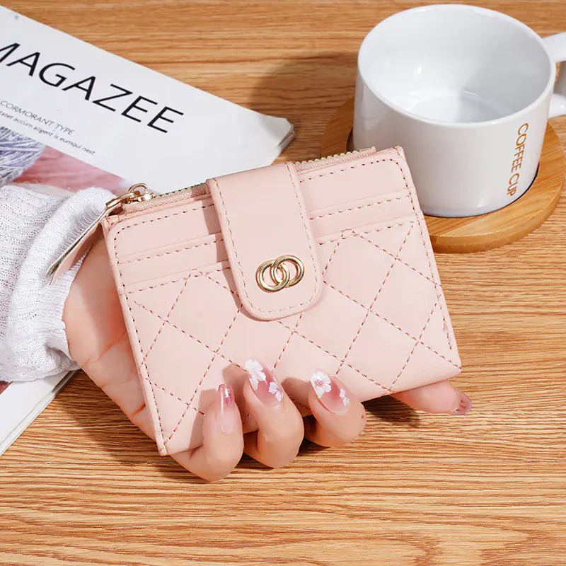 Cartera clásica de mujer con bordado y monedero - Vant