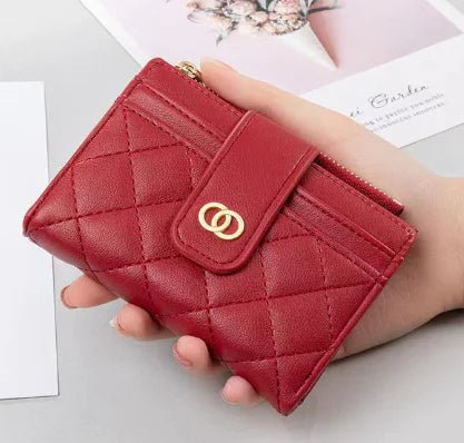 Cartera clásica de mujer con bordado y monedero - Vant