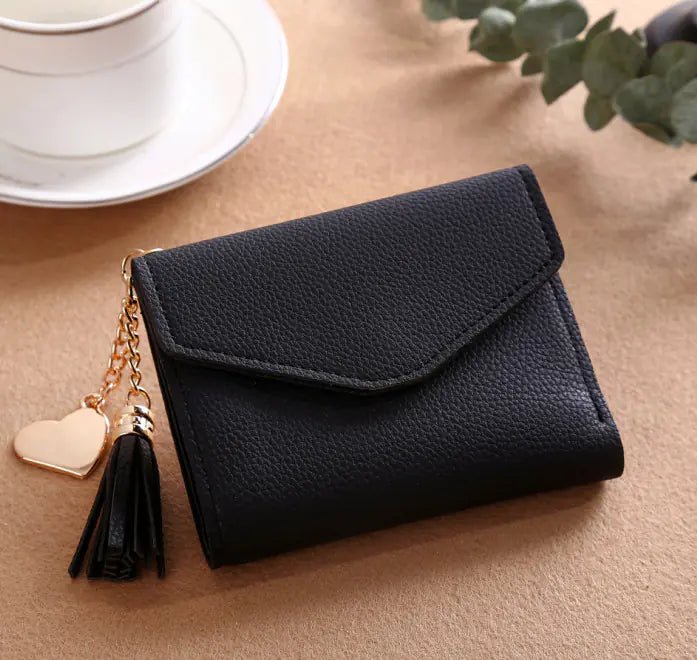 Cartera clásica de mujer con bordado y monedero - Vant