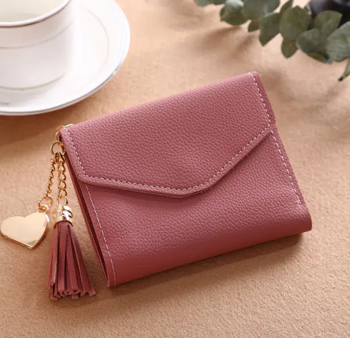 Cartera clásica de mujer con bordado y monedero - Vant