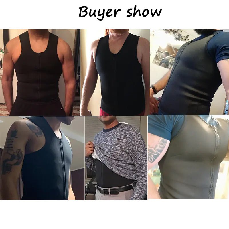 Chaleco de neopreno para adelgazar la cintura para hombre - Vant