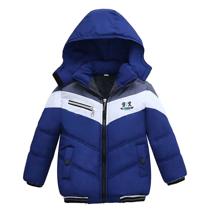 Chaqueta acolchada con capucha y manga larga para niño - Vant