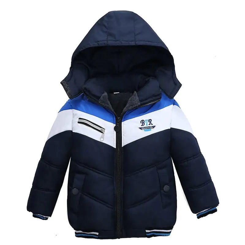 Chaqueta acolchada con capucha y manga larga para niño - Vant