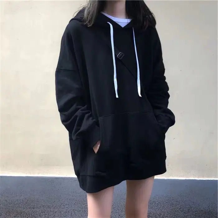 Chaqueta holgada con capucha para mujer - Suéter de manga larga - Vant