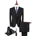 Conjunto de traje de hombre de corte slim y color sólido para bodas - Vant