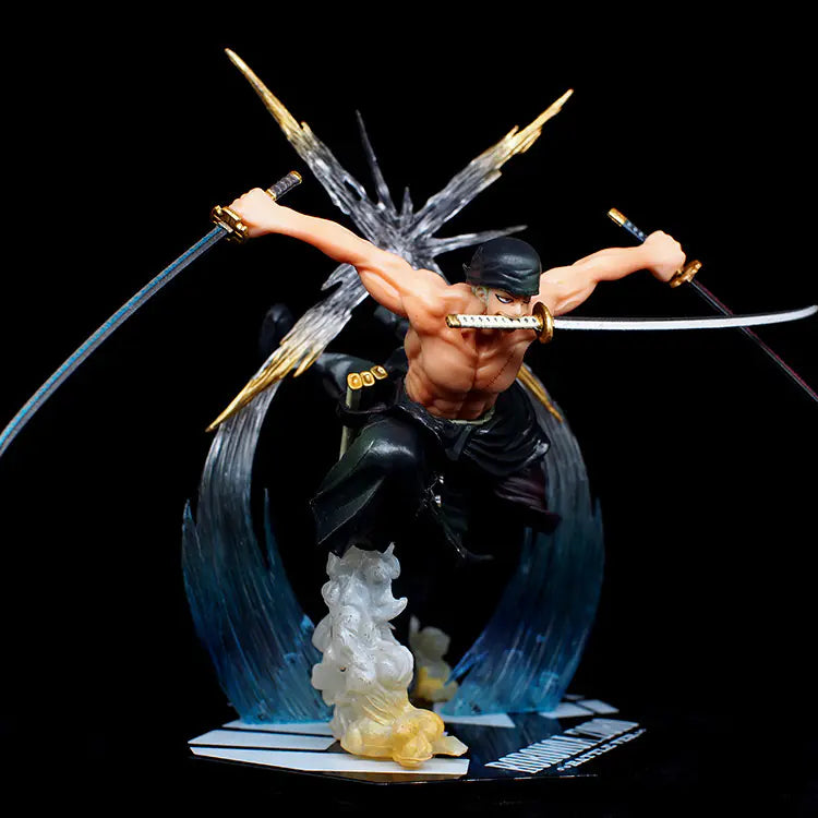 One Piece Zoro display figure, three sword style