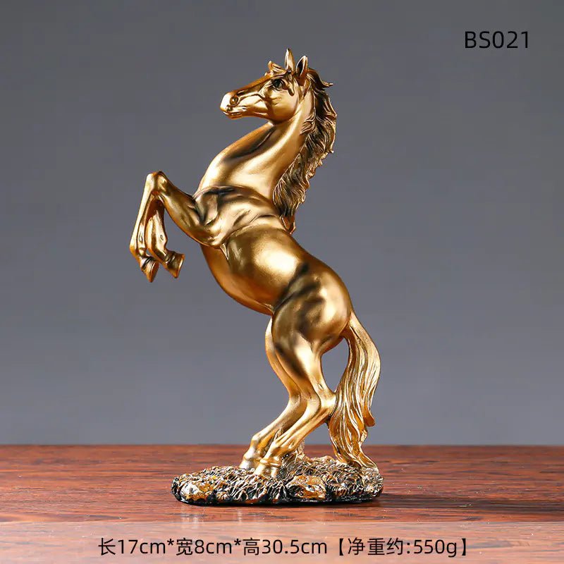 Figura decorativa de caballo estilo europeo para hogar u oficina - Vant