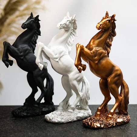 Figura decorativa de caballo estilo europeo para hogar u oficina - Vant