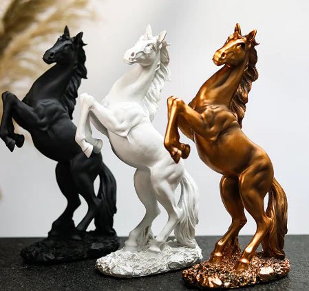 Figura decorativa de caballo estilo europeo para hogar u oficina - Vant