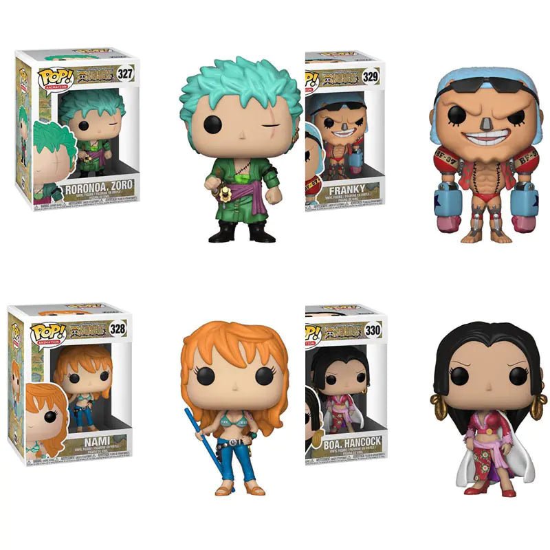 Figuras FUNKO POP de One Piece Nami, Boa, Zoro, Franky - Vant