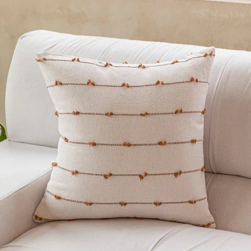 Fundas de almohada de algodón sencillas para sofá - Vant