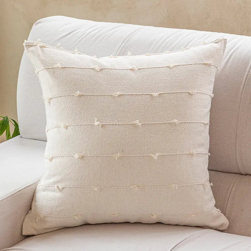 Fundas de almohada de algodón sencillas para sofá - Vant