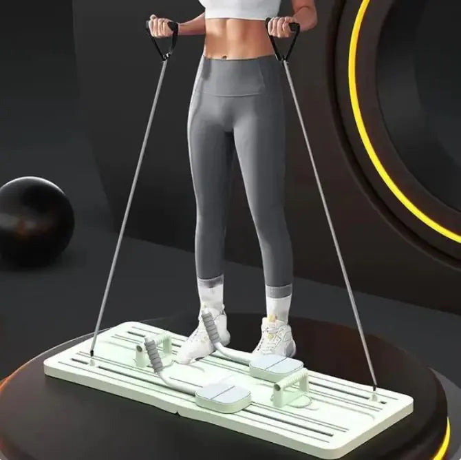 Compact sliding board for Pilates