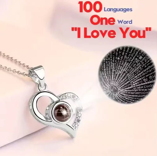 Juego de joyería de plata esterlina con forma de corazón - Vant