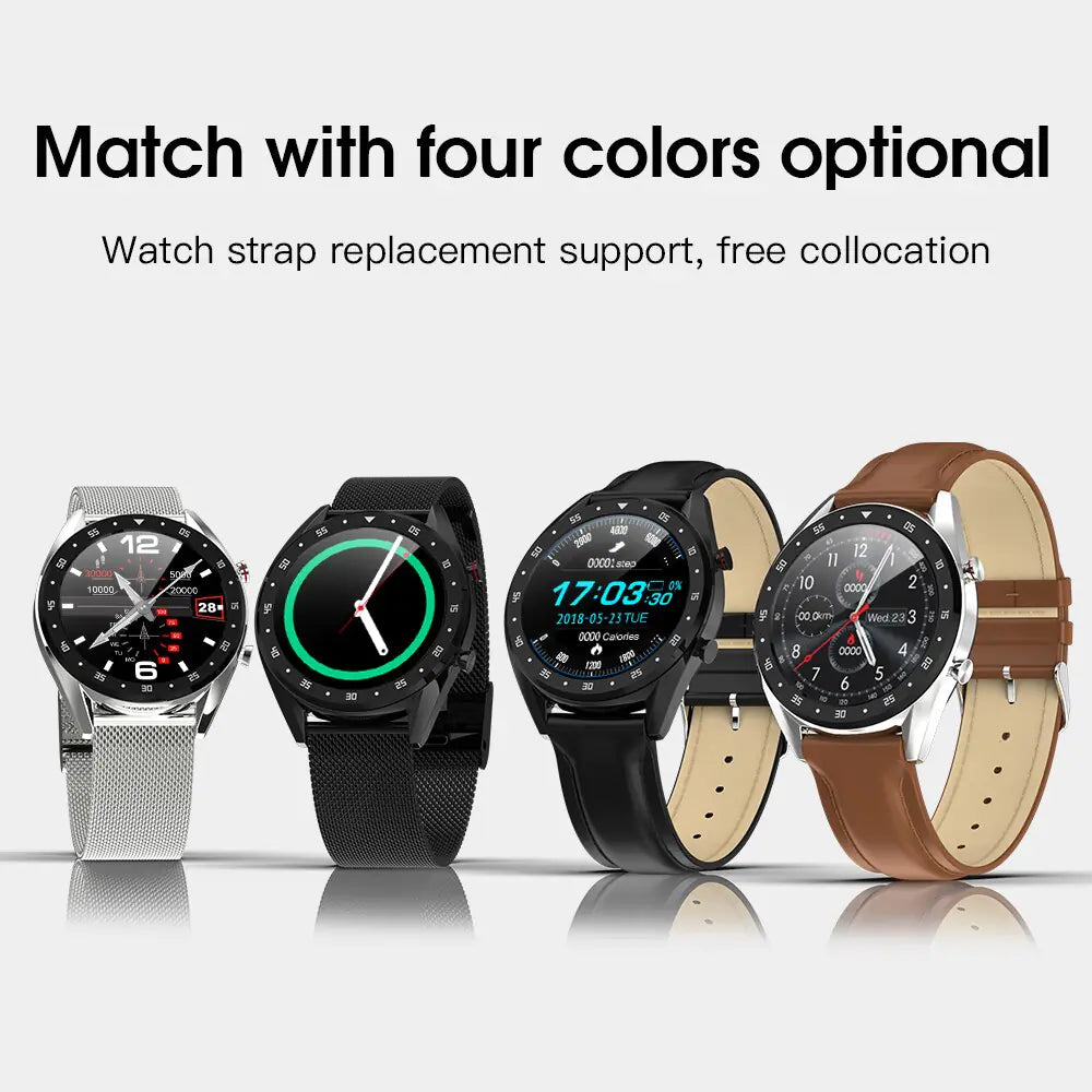 Pulsera Inteligente L7 con Monitoreo de Ritmo Cardíaco y ECG
