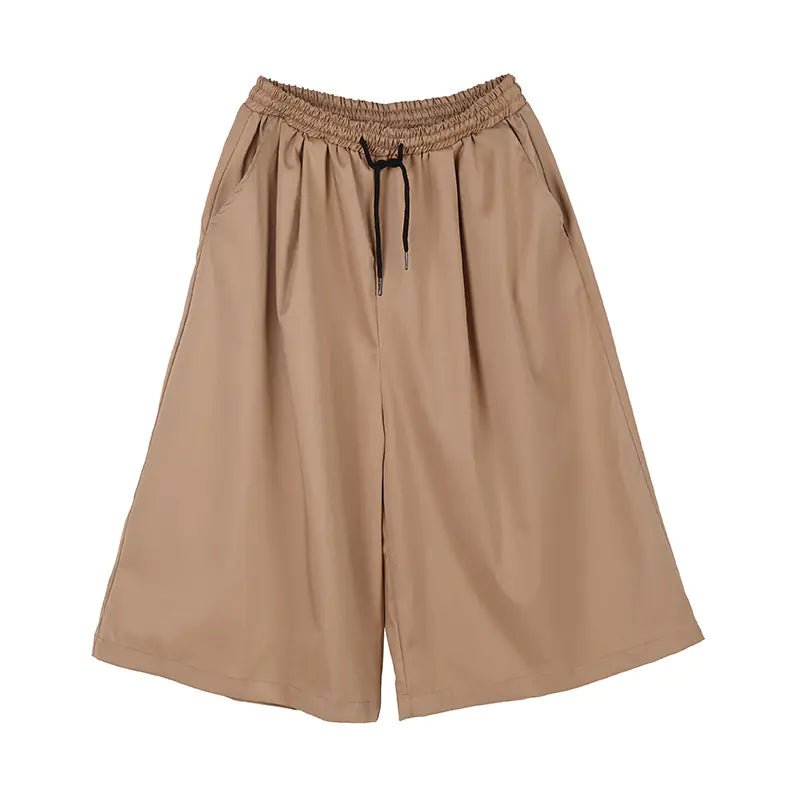 Pantalones anchos, holgados y recortados con cintura elástica - Vant