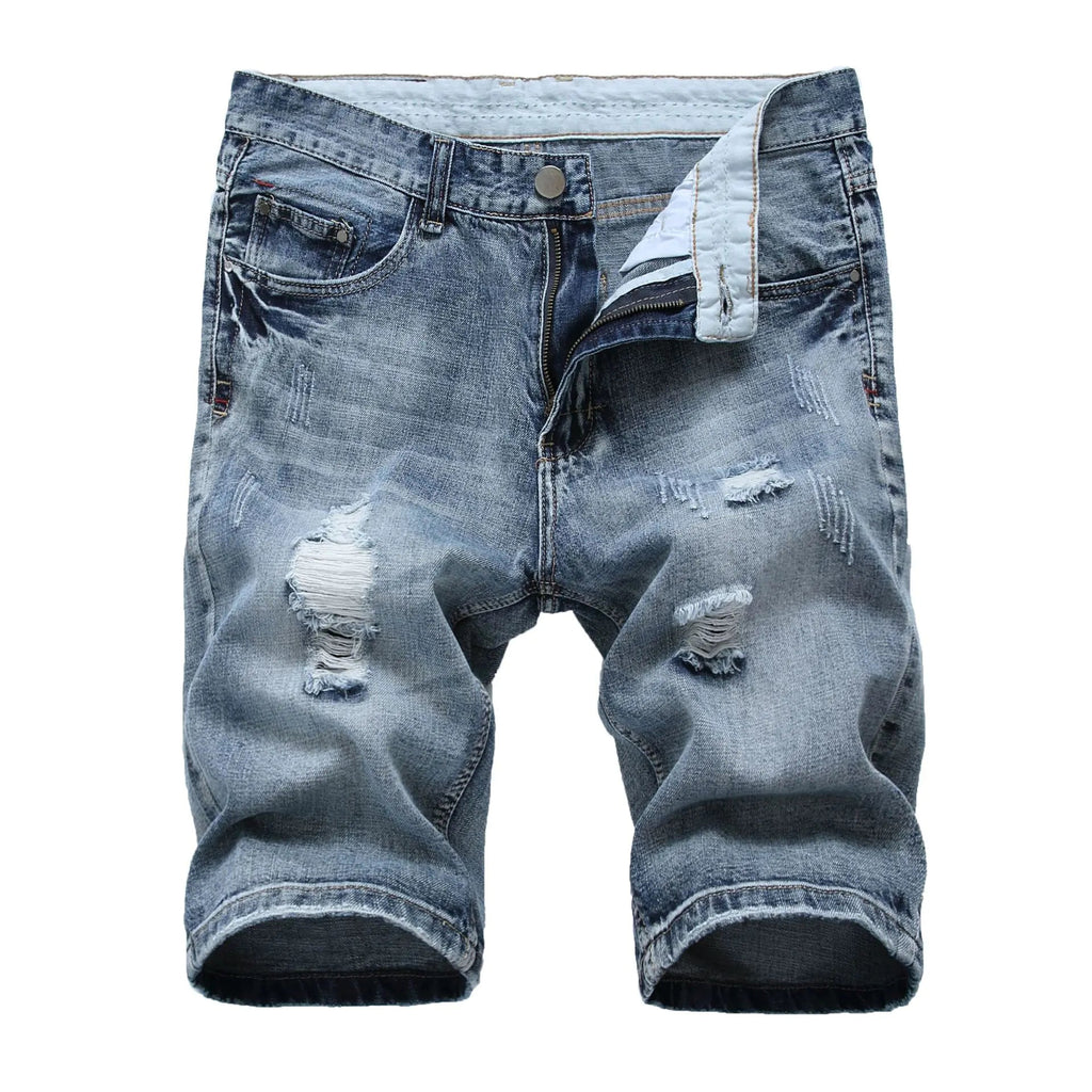 Pantalones cortos vaqueros de moda casual para hombre - Vant