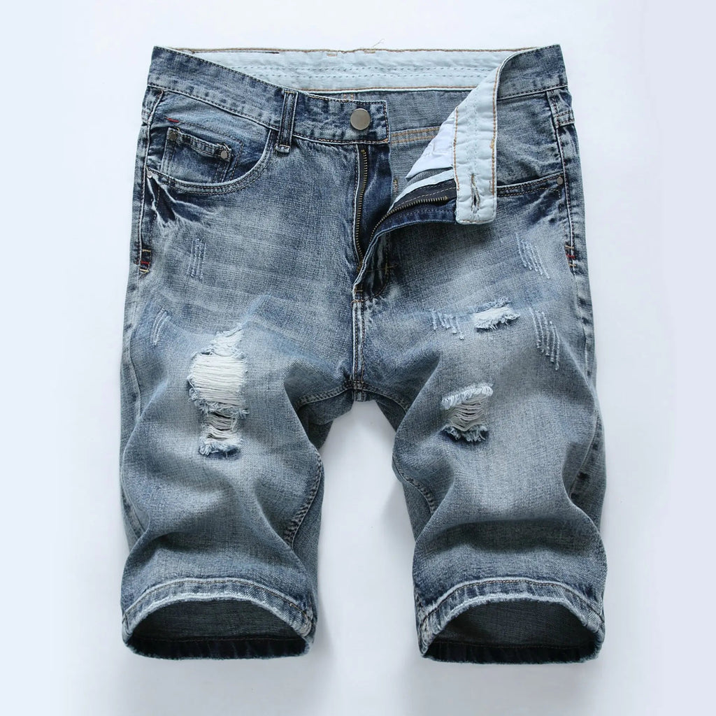 Pantalones cortos vaqueros de moda casual para hombre - Vant