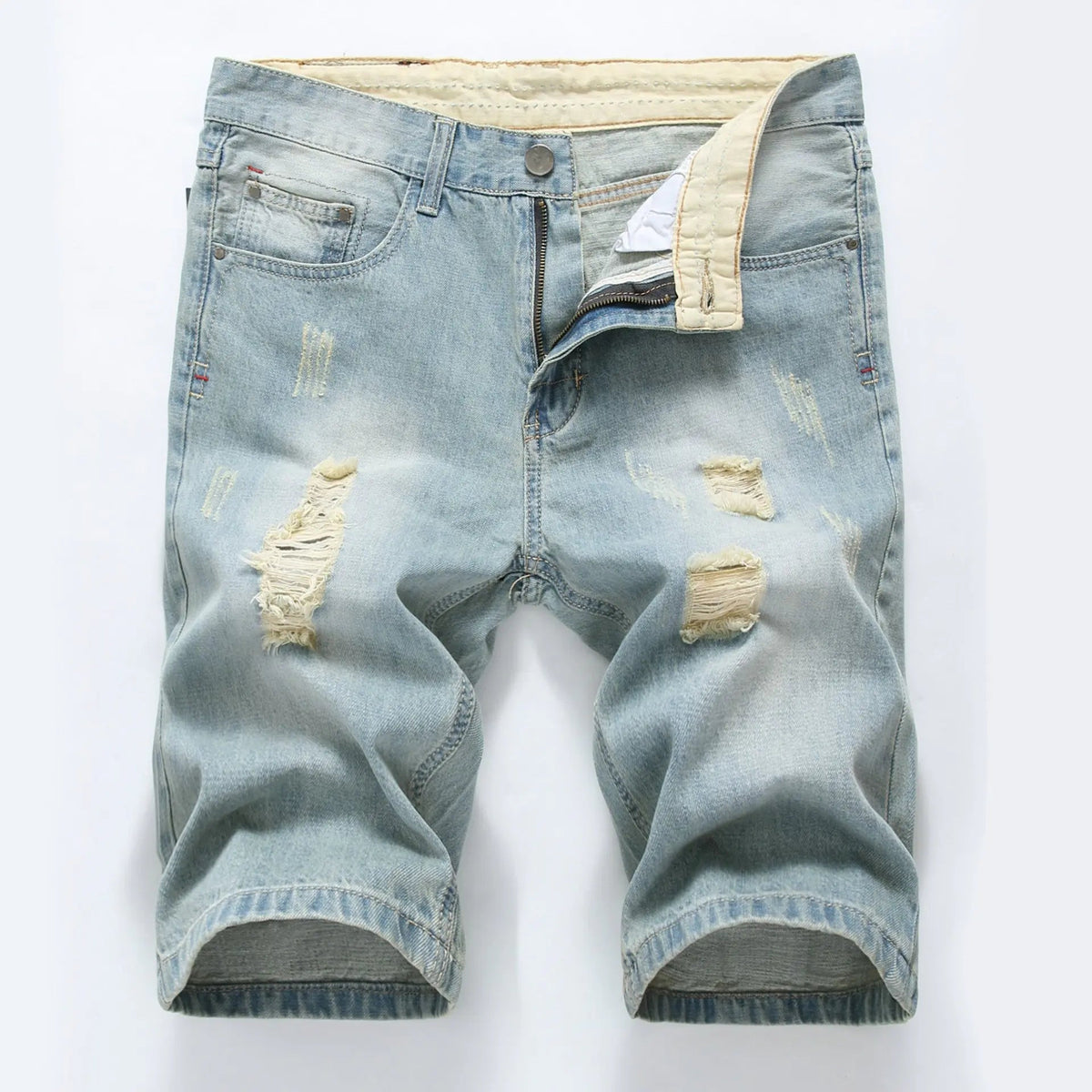 Pantalones cortos vaqueros de moda casual para hombre - Vant