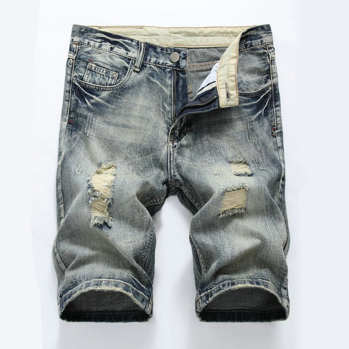 Pantalones cortos vaqueros de moda casual para hombre - Vant