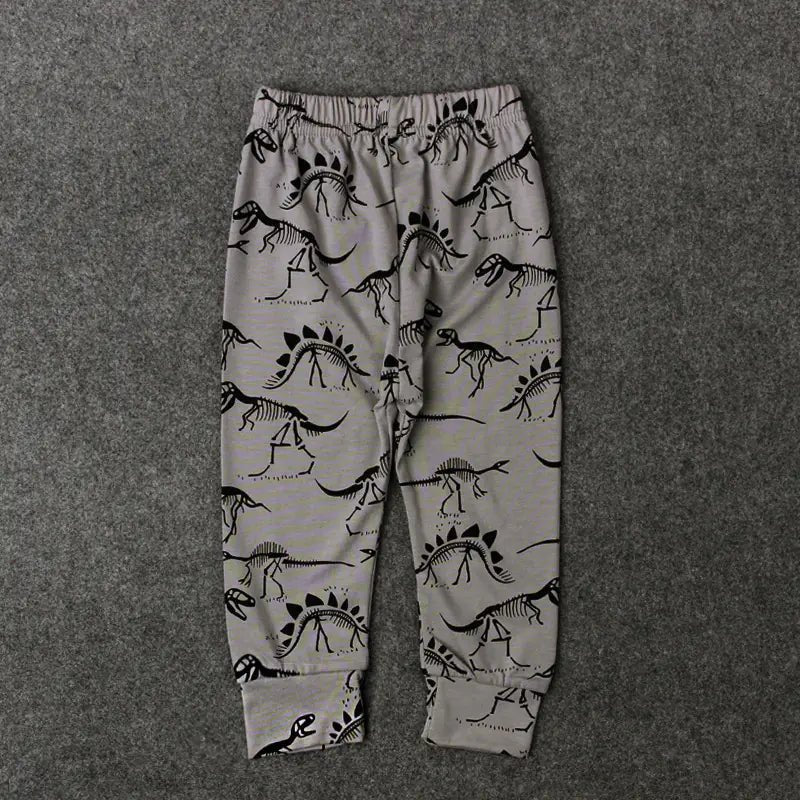 Pantalones informales de dinosaurio para niños - uso diario - Vant