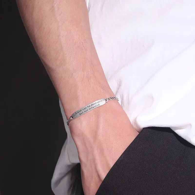 Pulsera de plata tailandesa vintage para hombre. - Vant