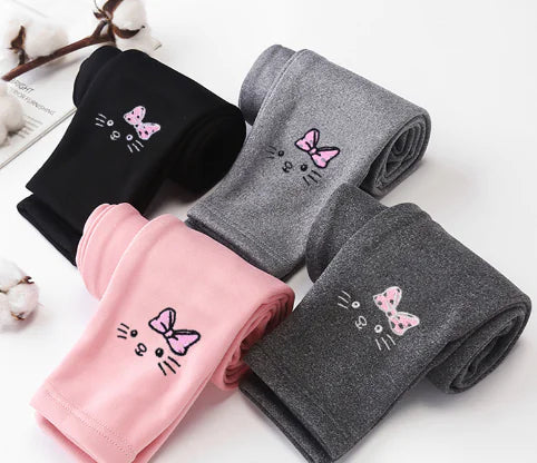 Leggings con forro polar para niñas