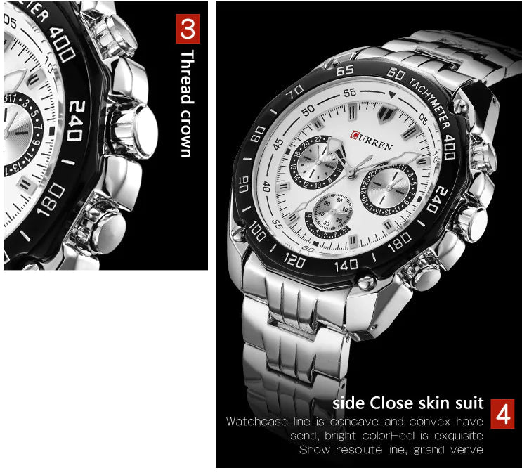 Reloj de acero inoxidable para hombre con tres esferas - Vant