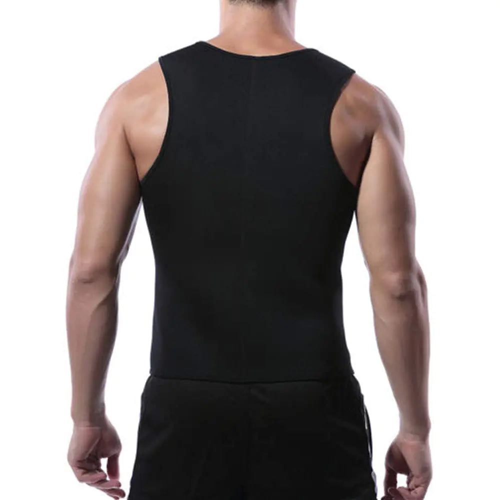 Chaleco de neopreno para adelgazar la cintura para hombre