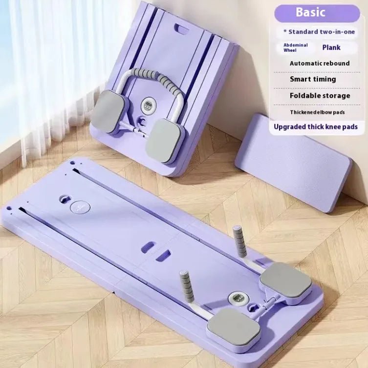 Tabla de ejercicios con rueda abdominal para el hogar - Vant