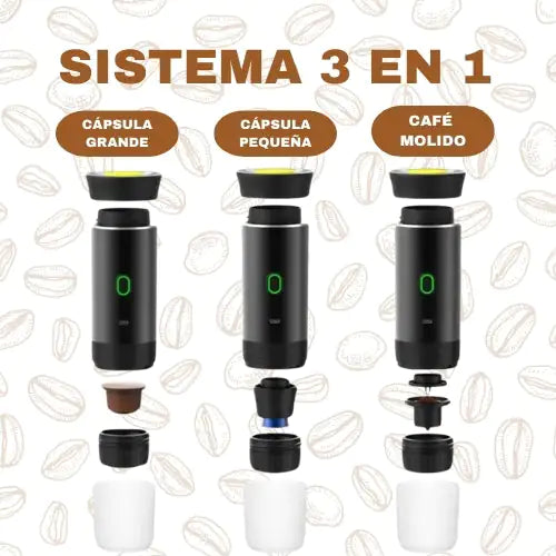 Cafetera Portatil 3 en 1