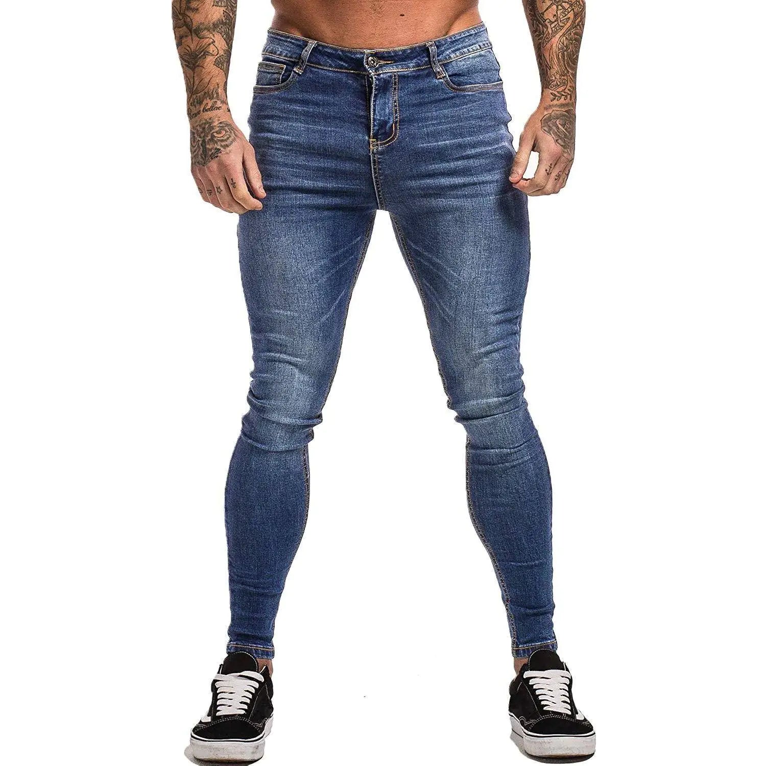 Vaqueros ajustados elásticos azul para hombre - Vant
