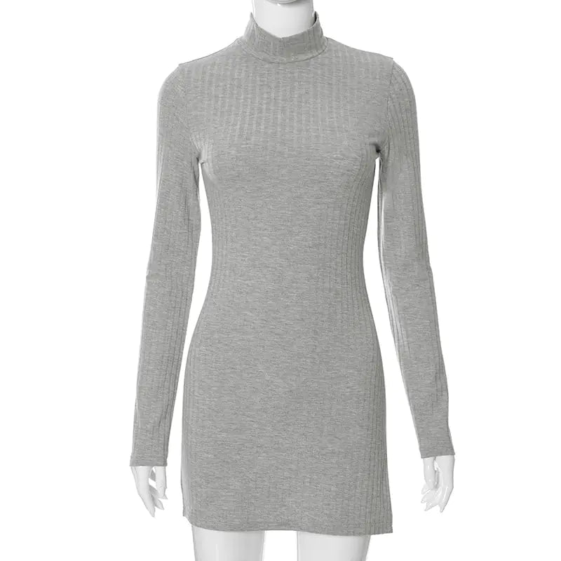 Vestido casual de manga larga para mujer - Otoño/Invierno - Vant