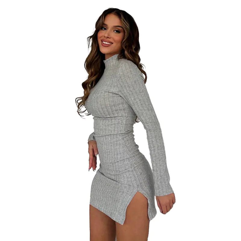 Vestido casual de manga larga para mujer - Otoño/Invierno - Vant